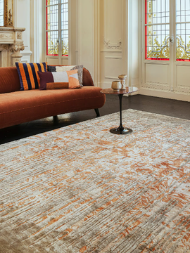 AZALÉE CAJUN - Rectangular handmade silk rug by Edition Bougainville - view 3